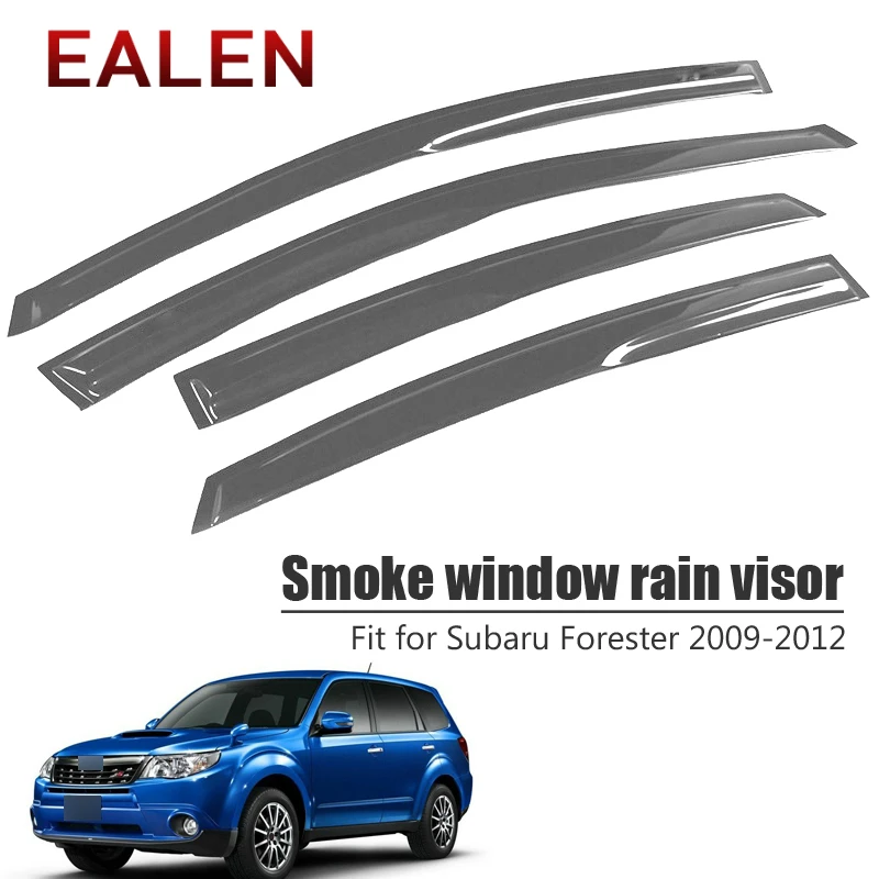 EALEN deflectores ventilación para Subaru Forester 2009 2010 2011, accesorios de solar, 4 piezas/1 Juego de visera de lluvia para ventana de humo|Toldos refugios| AliExpress