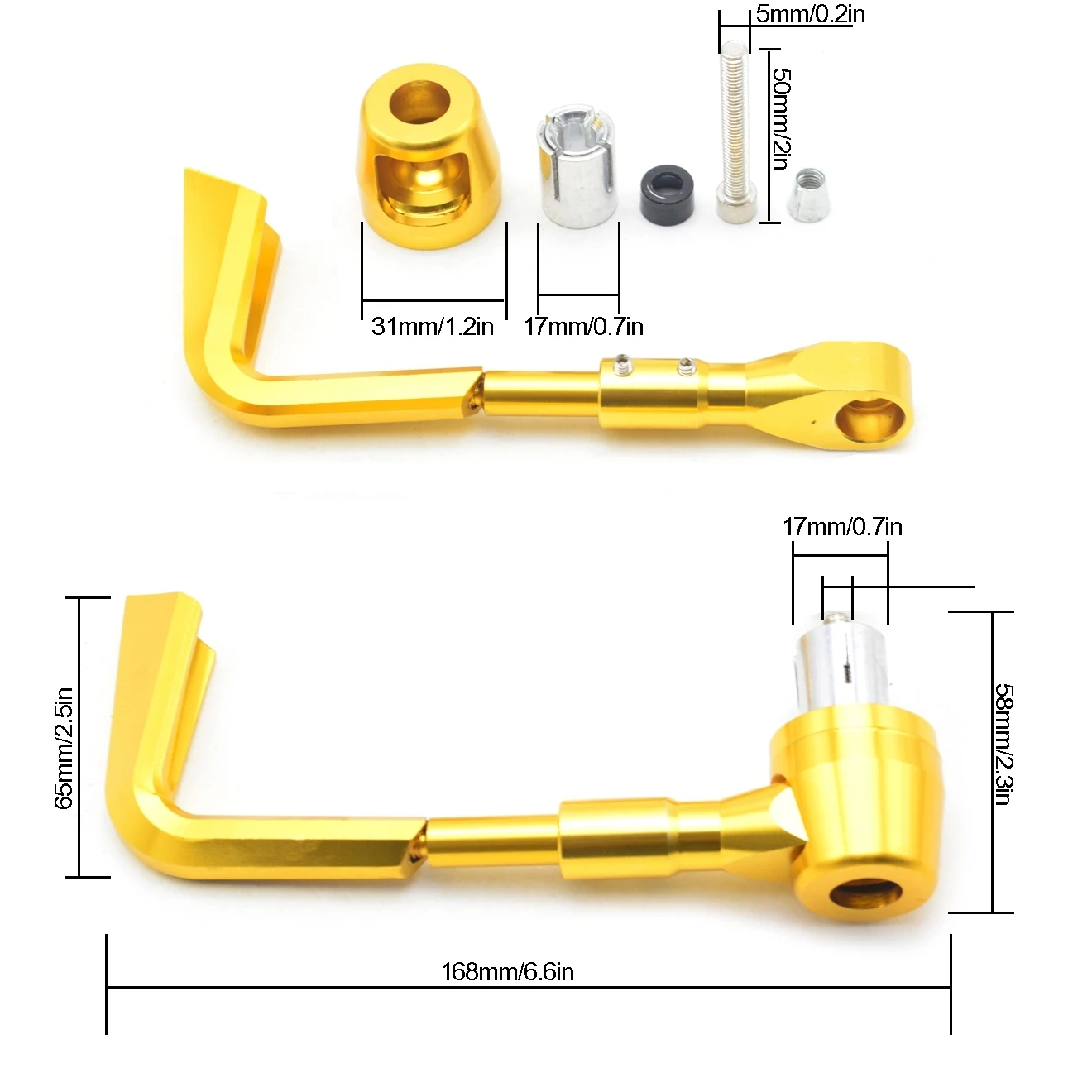 7/8 &quot22 мм мотоцикл proguard Система тормоза сцепления Рычаги защита для yamaha ybr 125 r3 r6 r15