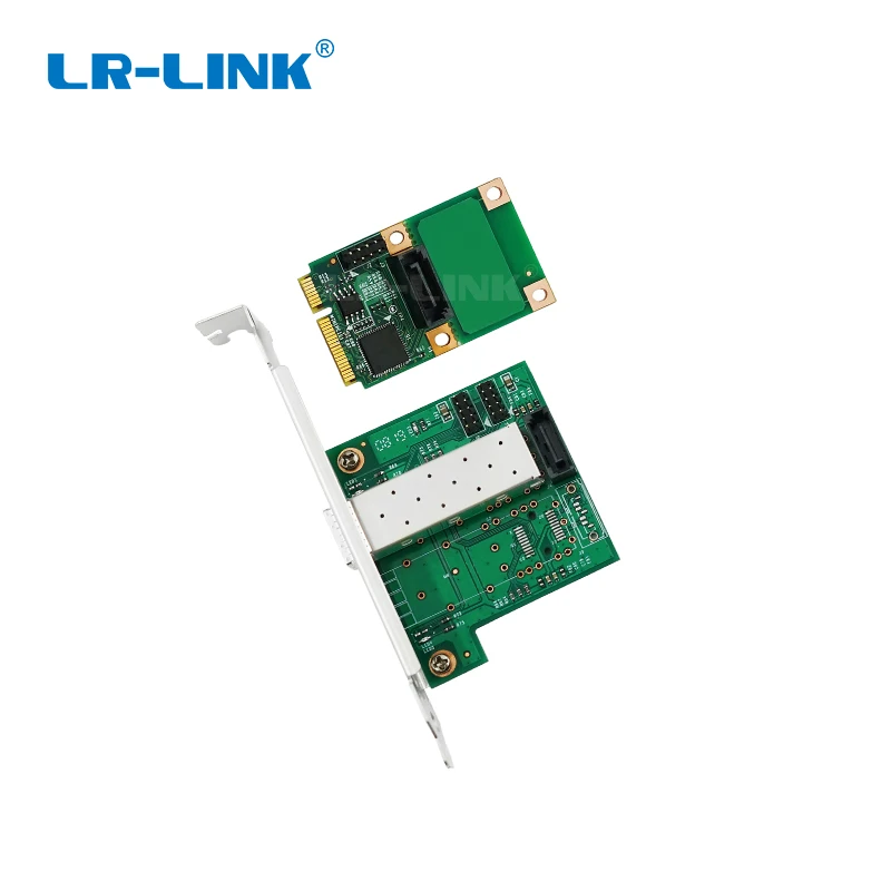 LR-LINK LRES2204PF-SFP Mini PCI-express Gigabit Ethernet 1XSFP контроллер сетевой карты NIC Intel I210