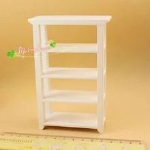 Мини кукольный домик аксессуары для еды модель мебель Белый Универсальный полки один продукт