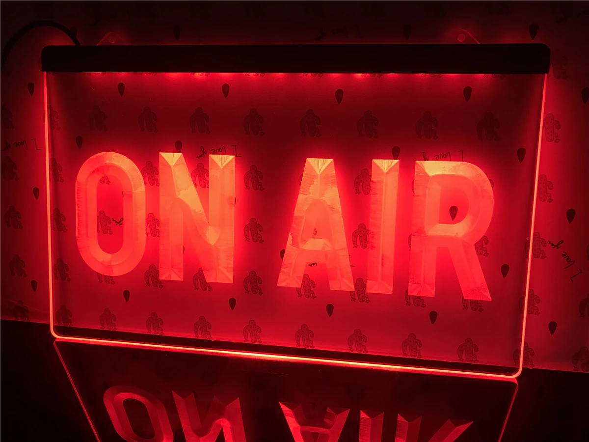 M028 On Air Studio светодиодная неоновая световая вывеска|Таблички и знаки| |