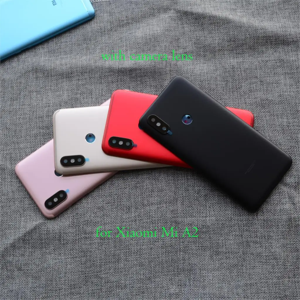 

Original New Battery Back Cover for Xiaomi 6X/Mi A2 MiA2 Mi6X Mi 6X Rear Door Housing Case Phone Parts