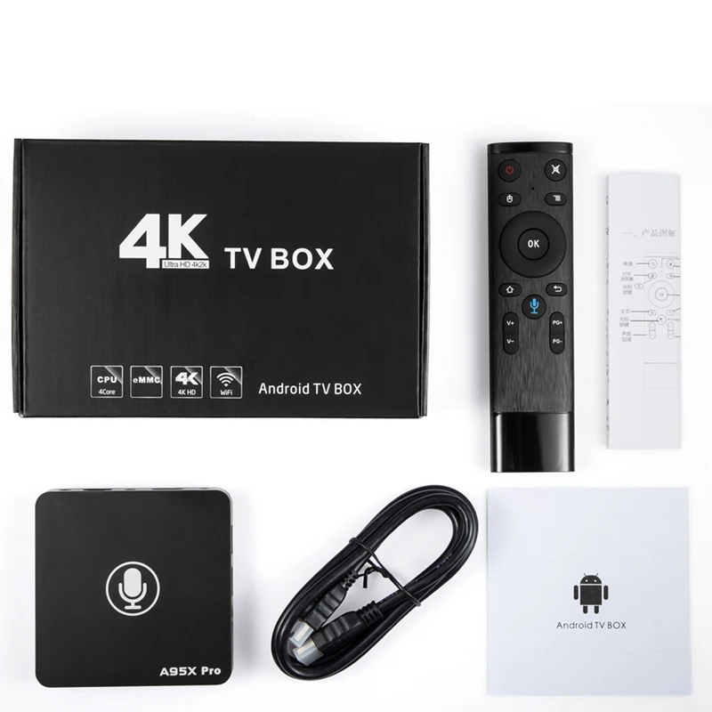 A95X pro Android 7,0 Amlogic S905X 4K IP tv Box+ 3500+ Супер Италия ip tv подписка Smart tv Box как X96 h96 A95X BOX