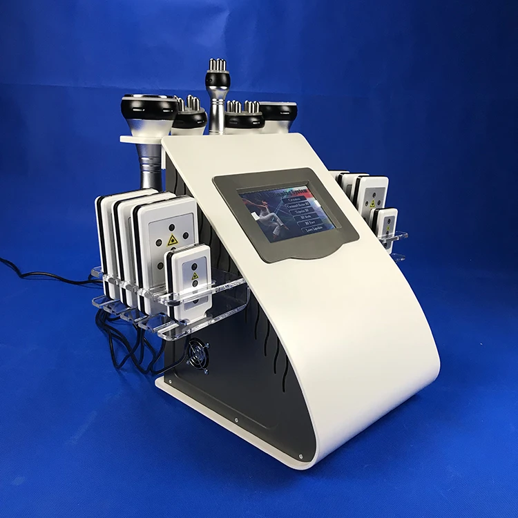 NEWEST !!! 6 In 1 Ultrasonic 40K Cavitation Vacuum Radio Frequency Lipo Laser Slimming Machine for Spa Hot Sale CE  (3)