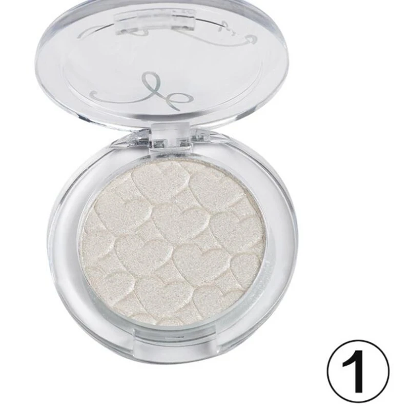 

2019 New fashion models 1Pcs Eye Shadow Powder Shimmer Warm Color Shadow With Eyeshadow Brush Cosmetics White N01