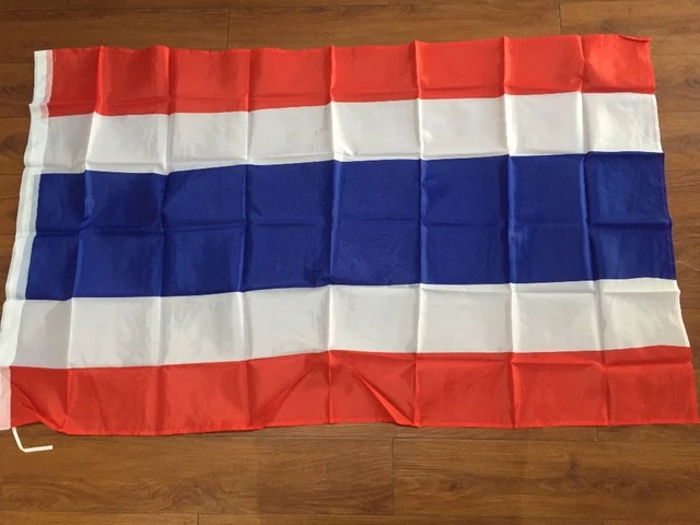 Free Shipping NEW 100% Polyester 90x150cm Thailand Flag Thai Flag Flag of  Thailand
