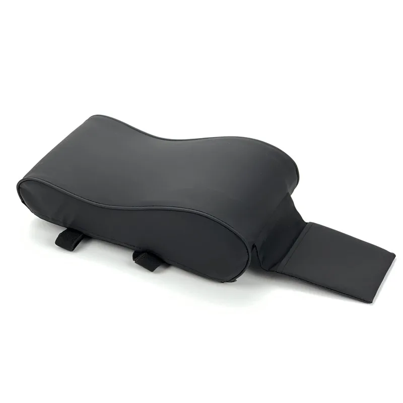 Кожаный автомобильный подлокотник, универсальный автомобильный подлокотник, автомобильная центральная консоль, подлокотник для сиденья, защитный автомобильный Стайлинг - Название цвета: Full Black
