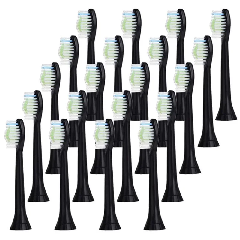 16x для Philips Sonicare Diamond Clean HX6062 электрические головки зубных щеток, сменные зубные щетки для зубных щеток, черный