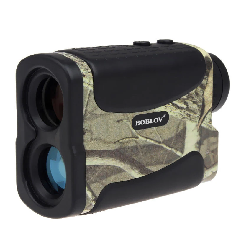 BOBLOV 600M Multifunction 6x Laser Range Finder Monocular Telescope For Hunting Golf Distance Camo Rangefinder Free