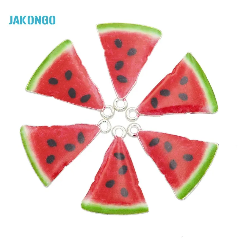 Подвеска в виде арбуза 21 х28 мм|charm pendant|pendants for jewelry makingwatermelon charm |