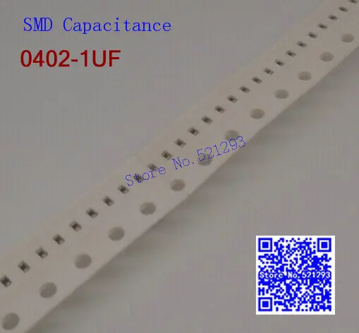 0402 1 мкФ 105M Y5V 50V SMD конденсаторы/0402 многослойный чип ceram конденсатор 500 шт./лот |