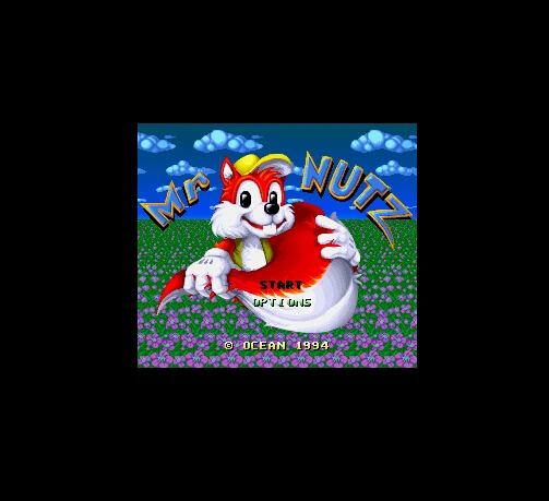 Mr Nutz 16 бит большой серый супер игровой Картридж для США NTSC плеер