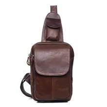 Мужская Вощеная сумка из натуральной кожи, винтажная сумка через плечо, сумка через плечо, сумка для путешествий, мужская сумка на лямках, повседневная сумка