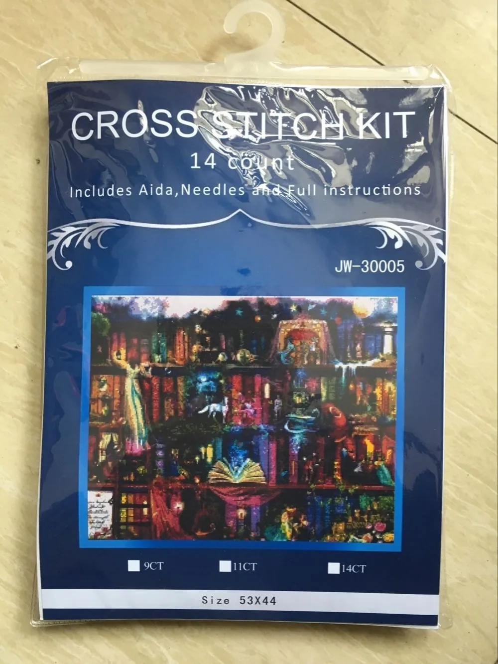 JW-30005 خزانة عد عبر الابره 14CT عبر الابره عدة اليدوية التطريز التطريز