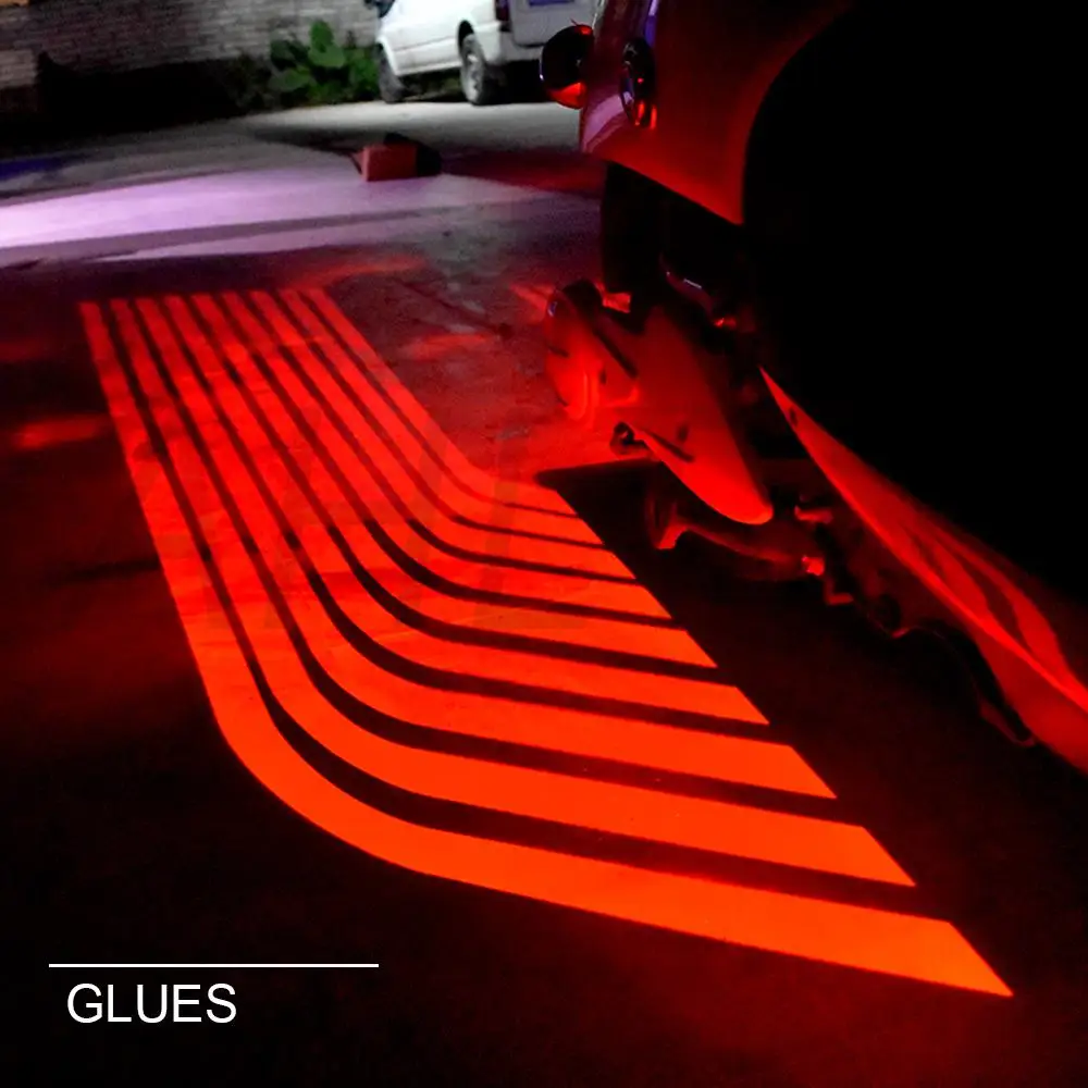 Светодиодный светильник в виде крыльев Ангела для мотоцикла, для двери автомобиля, с логотипом, теневая лампа, белый, синий, красный, зеленый проектор, светодиодный светильник в виде ковровой лужи
