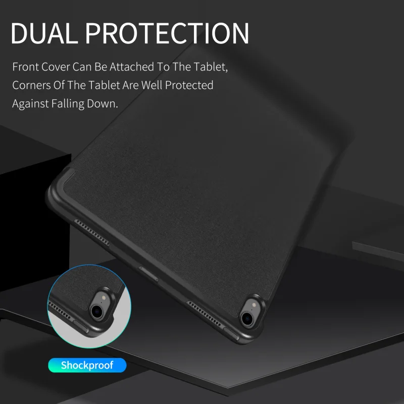 Dux Ducis PU кожаный чехол для Apple Ipad Pro 12,9 Роскошный Тонкий Стенд сна/Пробуждение Смарт Флип Чехол для Ipad Pro 12,9 чехол