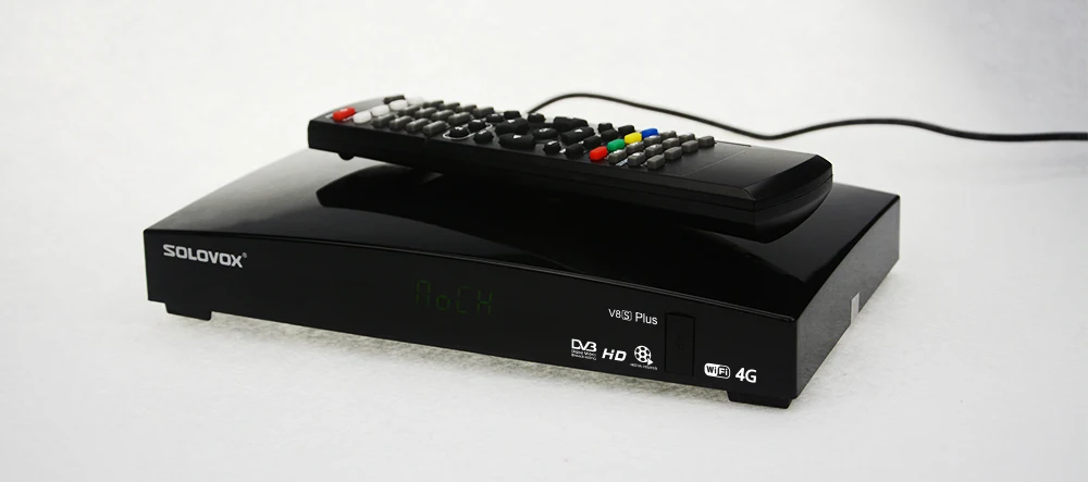 

5PCS NEW ARRIVAL Original SOLOVOX V8S PLUS Satellite receiver With 6 months Wheel TV code 250+ UK LIVE channel