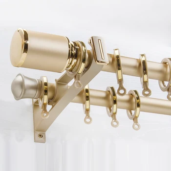 

Simple Roman rods mute curtain rods single and double rod curtain rods curtains track accessories