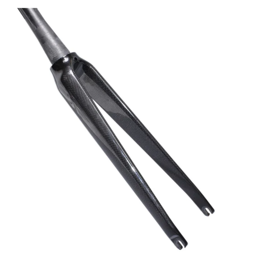 

road carbon fork 700C bike front fork Tapered 1 1/8and 1/2 V brake fork