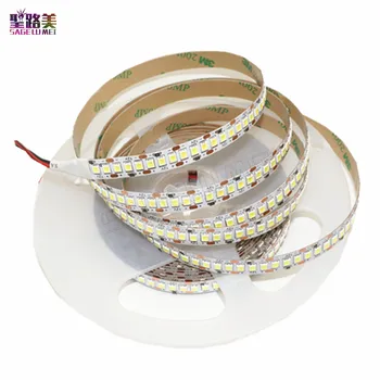 

DC 12V SMD 2835 LED strip 1200 LEDs chip LED Flexible PCB light LED backlight Strip LED tape ribbon 240 LED/m White / Warm White