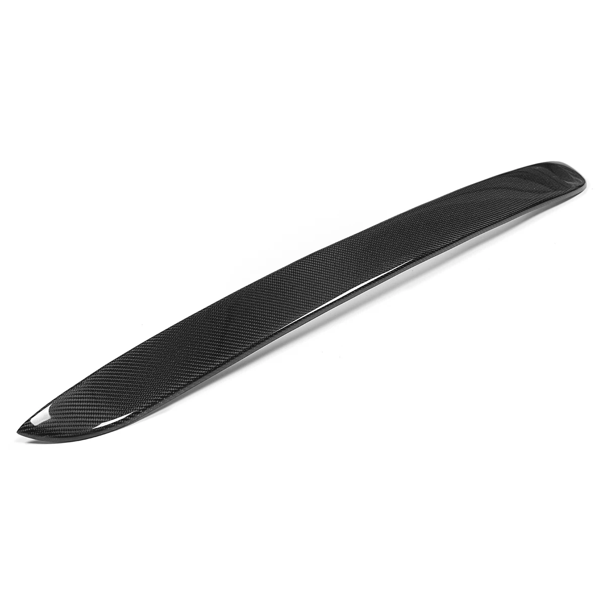

New Car Real Carbon Fiber Rear Roof Spoiler Lid For Mercedes-Benz W205 C300 C400 C63 2015-17 Rear Wing Spoiler Rear Roof Wing