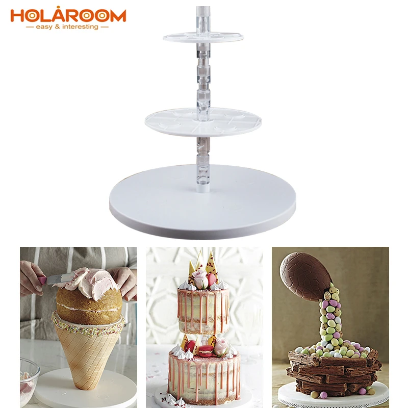 Moules De Decoration De Gateaux Pratiques Kit De Cadre A Dessert Fondant Outil De Structure Cadre Creatif A 3 Couches Fournitures De Cuisson Aliexpress