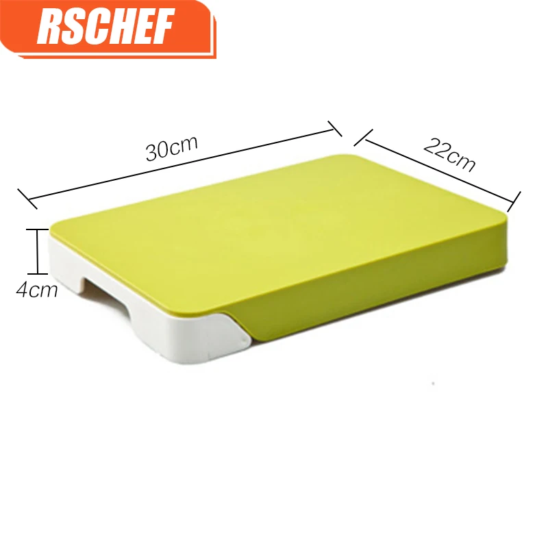 

RSCHEF Drawer storage chopping board kitchen supplies multi-function double-layer cutting board
