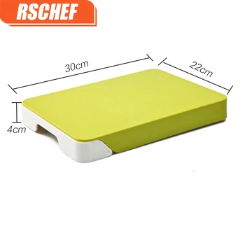 

RSCHEF Drawer storage chopping board kitchen supplies multi-function double-layer cutting board