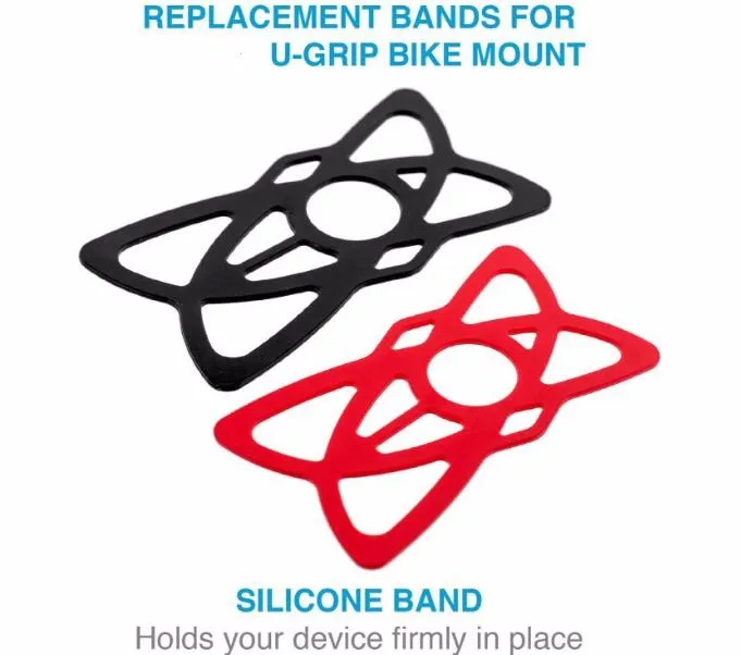 

Anti-Slip Silicone Bands Car Motorcycle/Bike/Bicycle Handlebar Cradle Mount Holder secure Clip Mobile Phone Bracket Randomly