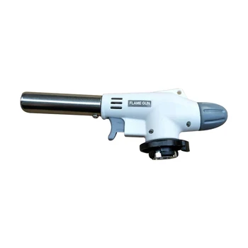 

1Pc Gas Torch Flame Gun Blowtorch Cooking Soldering Butane AutoIgnition gas-Burner Lighter Heating Welding gas burner flame