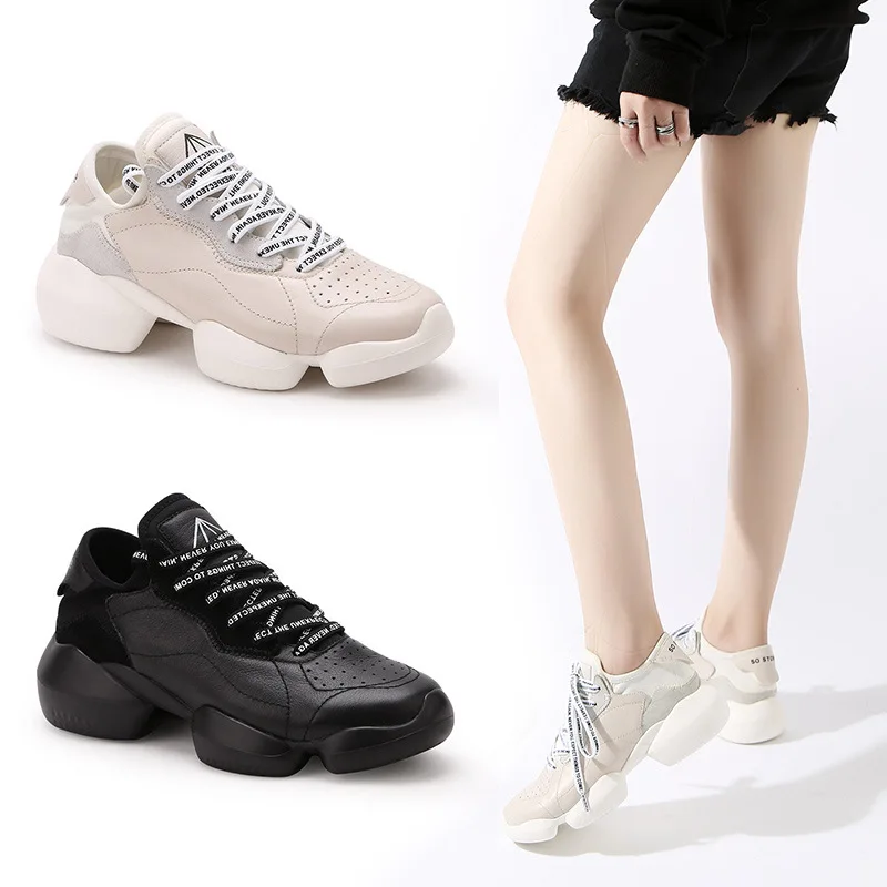 Повседневная обувь женские кроссовки на массивной платформе zapatos de mujer Новинка