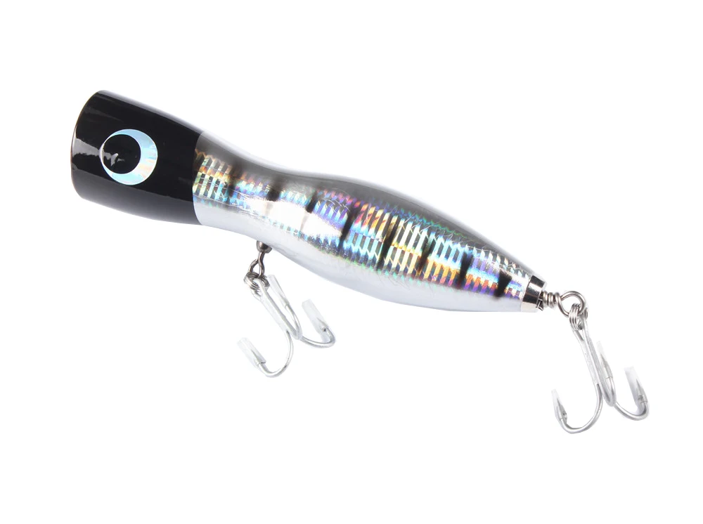 Mizugiwa-Jigging-fishing-Tuna-Fishing-lure-GT-Popper-Trolling-Bait-Wood-Body-130g-20cm-Handcraf-Wood (5)
