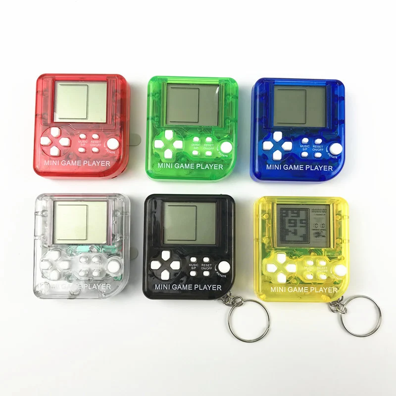 1 unidades al azar Color Mini juego Retro Tetris Consola portátil LCD Jeux Mini juego de los jugadores Juegos Consola Portatil oyun konsolu 1 unidades al azar Color Mini juego Retro Tetris Consola portátil LCD Jeux Mini juego de los jugadores Juegos Consola Portatil oyun konsolu