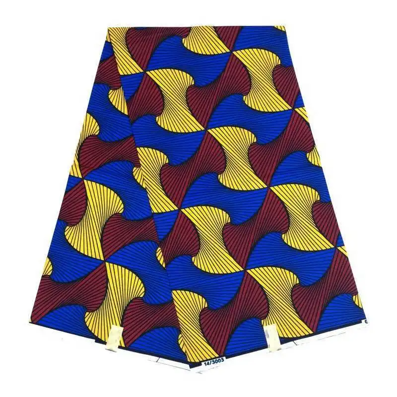 

High Quality 2019 New Arrive Dutch Real Wax 6 Yards/pcs,African Wax Print Fabric real good Soft Wax Fabrics For Sewing