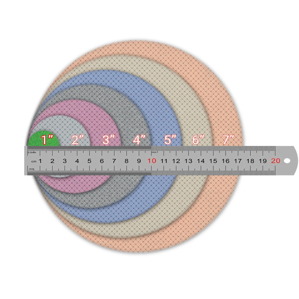 30 шт., 1 дюйм(25 мм), с губкой, на липучке, водонепроницаемые шлифовальные диски, круглая шлифовальная губка для инструментов Dremel, полировальные аксессуары