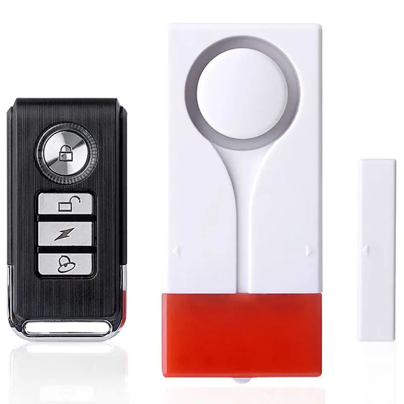 

Remote Control Light Sound Wireless Magnetic Home Security Door Window Sensor Burglar Alarm Loud 108 dB