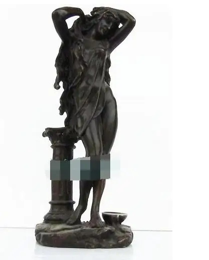

Tongling copper handicrafts Girls Western European bronze sculpture figure statue Home Decoration