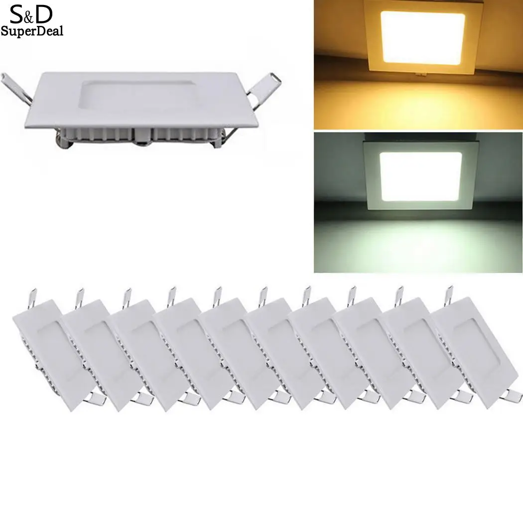 

Ultra 24W Slim Aluminum Ceiling Recessed Square LED Panel Light