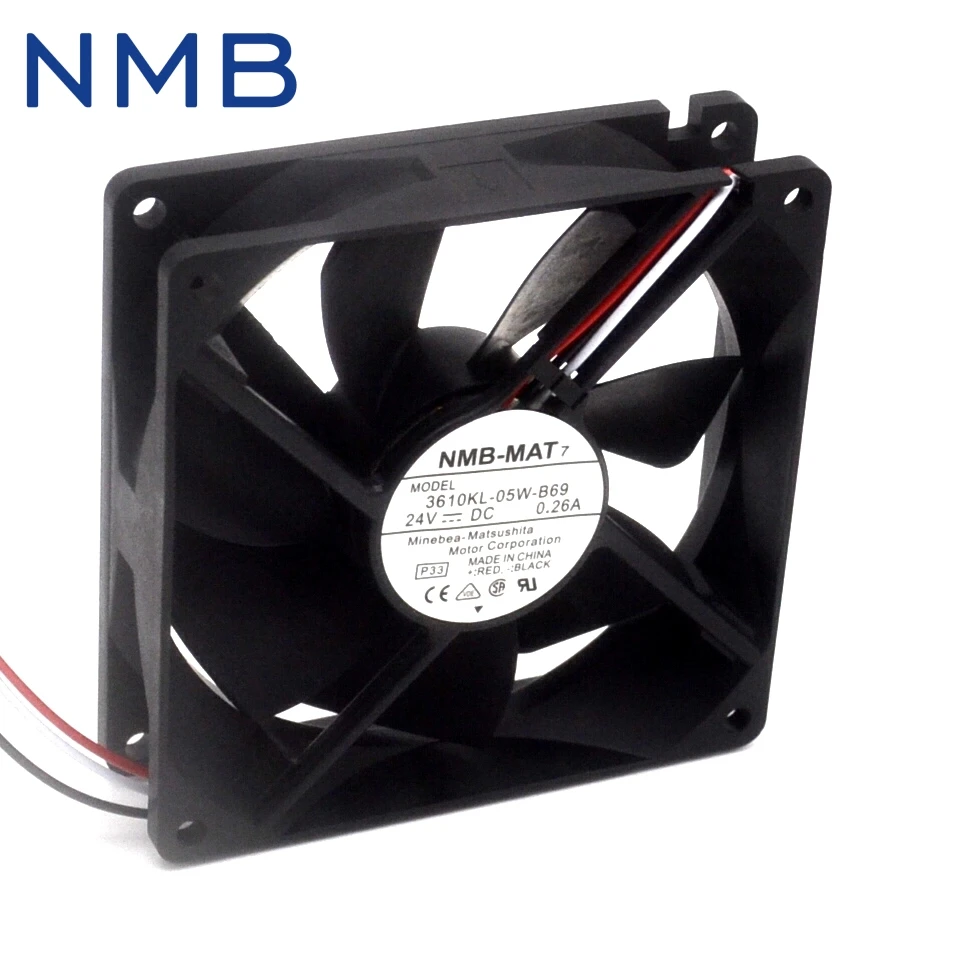 Новый 3610KL-05W-B69 9225 9 см 24 В 0.26A проводниковое вентилятор для nmb-mat7 | Компьютеры и офис