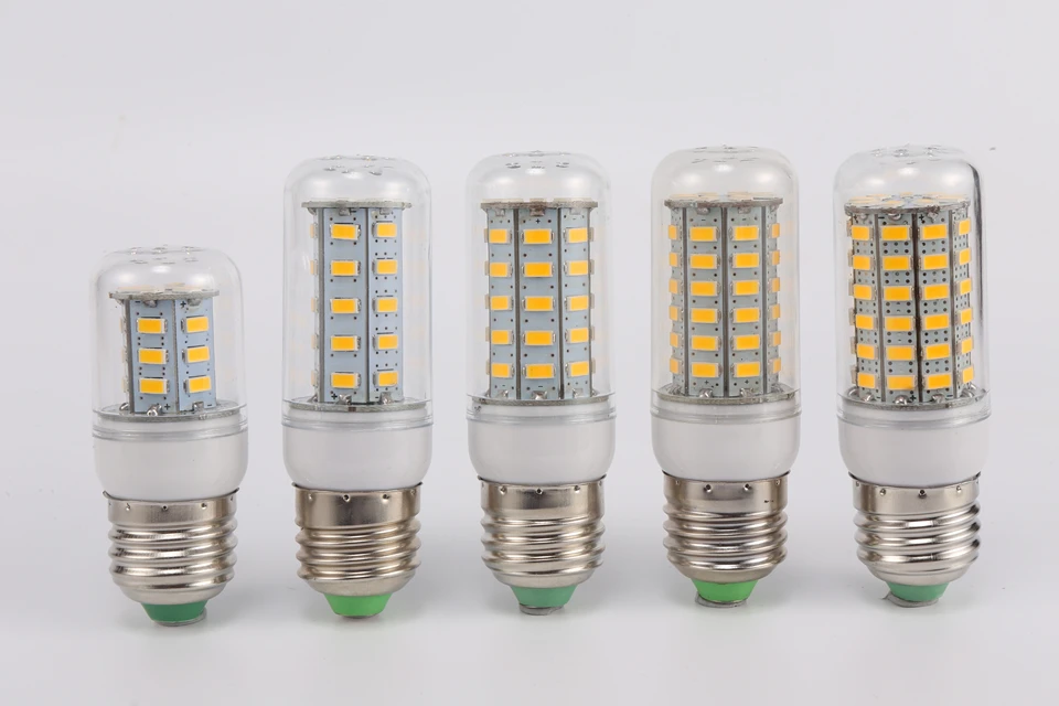 LARZI AC 220 В E27 E14 светодио дный лампа 5730SMD светодио дный огни кукурузы светодио дный лампа 24 36 48 56 69 72 светодио дный s люстра свечей украшения дома