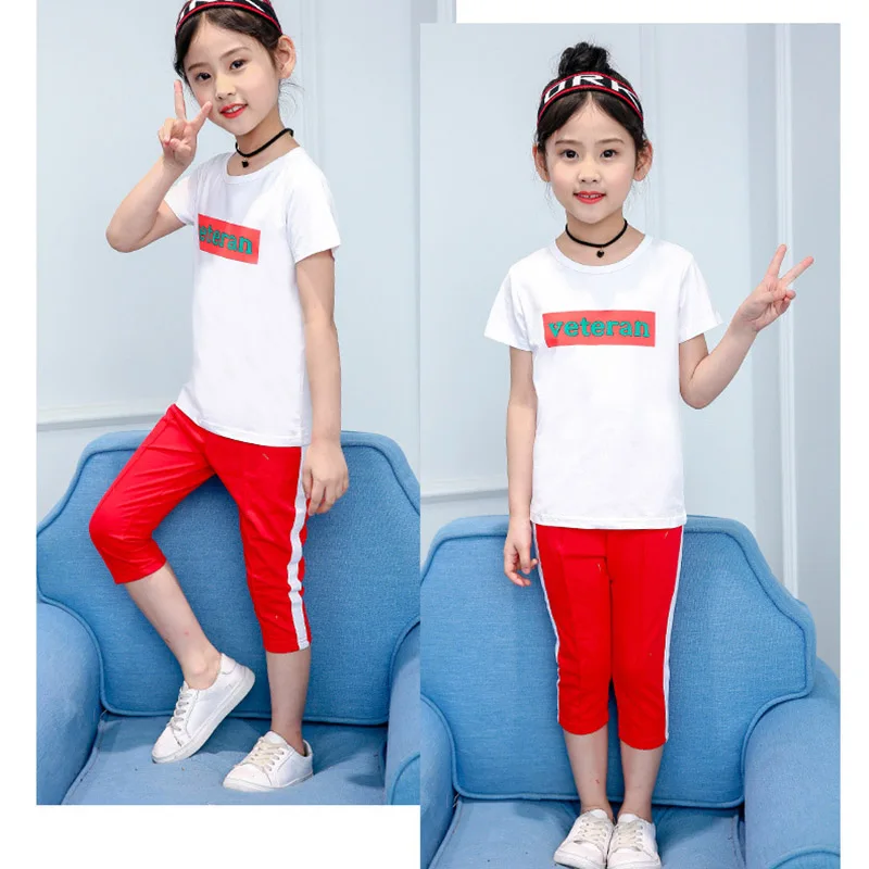 Beigele Letter Printed Kids Girls Tracksuit Girl Clothes Set 2018