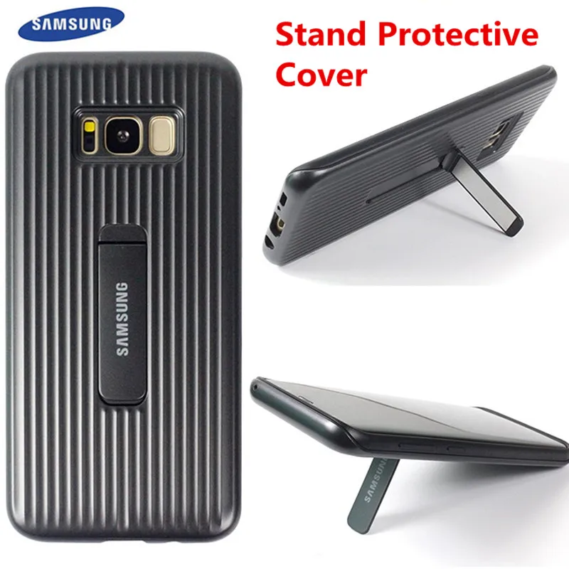 

Original Samsung S 8/S8 plus Stand Protective case Rugged Protective Stand Cover for Samsung Galaxy S7 edge S 9/S9 plus note 8