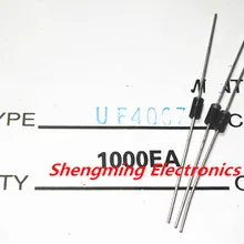 1000 шт UF4007 1A 1000 V Ультра быстрый выпрямительный диод