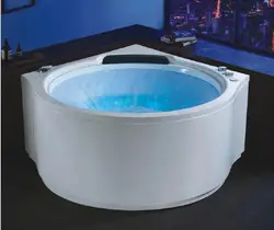 1400X1400 мм стены Cornor стекловолокна серфинга whirlpool Ванна Акриловая Hydromassage для ванной, Каскадный кран NS1103