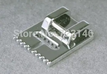 

Overlock Snap-on Pintuck 9 Groove Foot Allows for Precision Pintucking When Making Corded Holl for Household Sewing Machine )