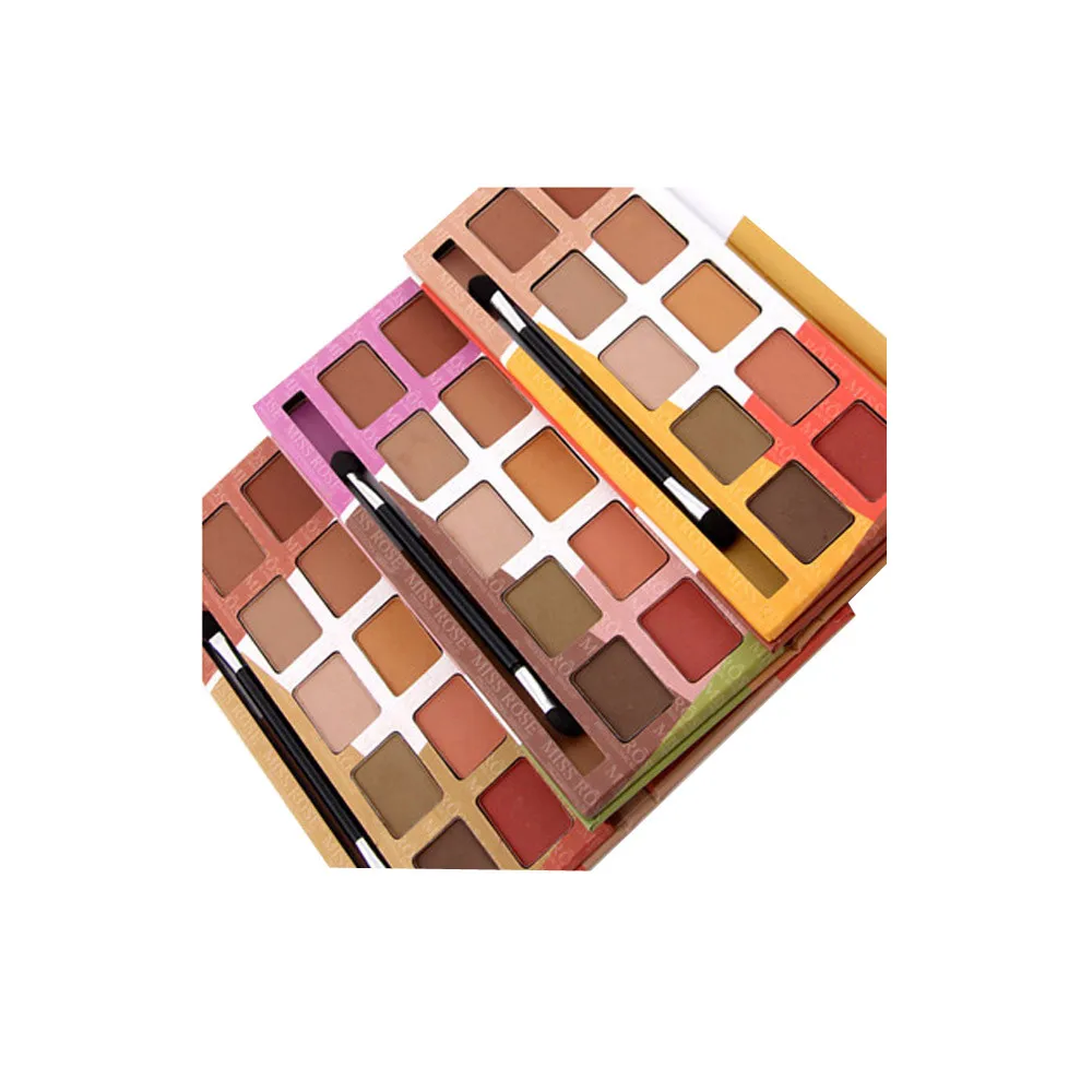 

10 Colors Eyeshadow Palette Makeup Set Cosmetics Earth Color Eyeshadow Palettematte eyeshadow 5.13