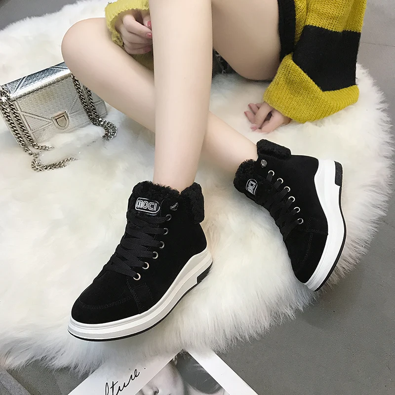 

Women Casual Shoes Winter Fashion Sneakers Outdoor Warm Vulcanize Shoes Brand Flat Trend Walking Shoe Lady Zapatillas Snow Boots