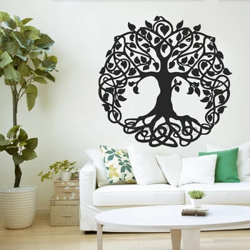 

165cm Tall Sacred Tree Wall Decal Tree of life Vinyl Sticker For Wall Or Window Home Decor Garden of Eden Big Trees Yoga LC999