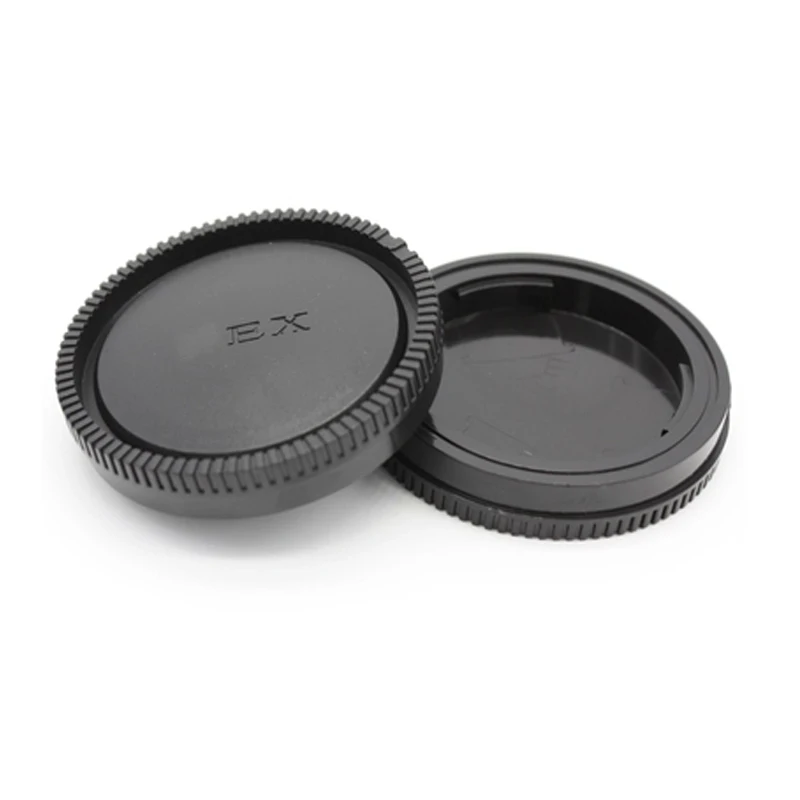 Крышка корпуса камеры+ Задняя крышка объектива для Sony Alpha NEX Minolta MD Leica для Pentax Olympus Micro M4/3 Fuji C-Y M39 Крепление камеры - Цвет: Logo for NEX