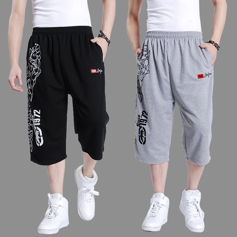 

men Harem tactical brand Shorts 2018 summer Sagging cotton male Trousers plus size sporting loose short Mans Joggers L-6XL